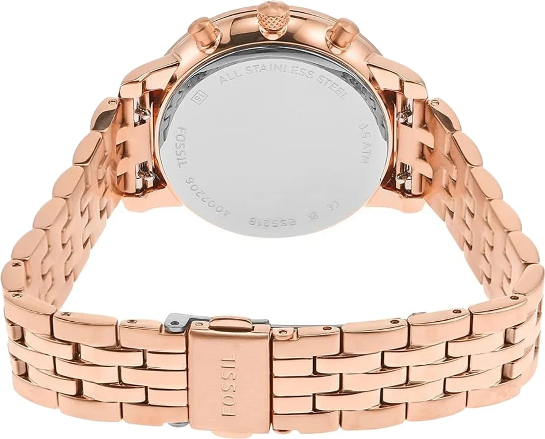 Montre Fossil ES5218 femme détail cadran marron