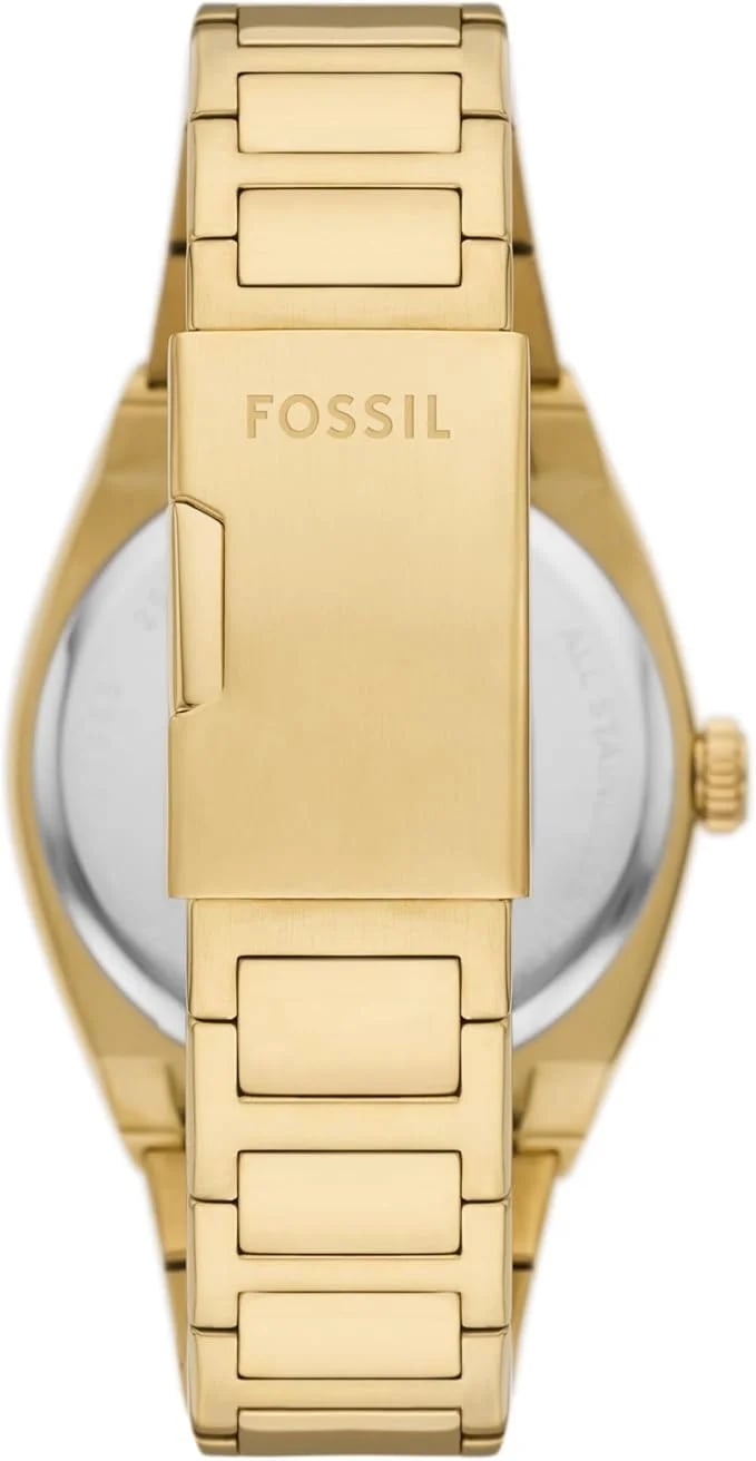 Montre Fossil FS5965 homme détail cadran or