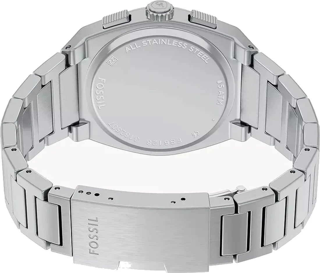 Montre Fossil FS6128 homme détail bracelet acier
