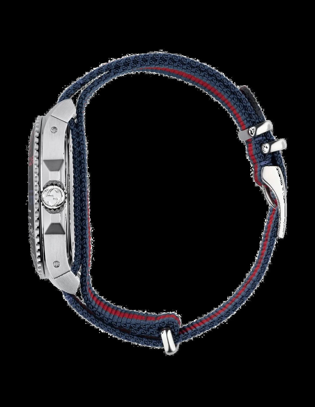Montre Gucci YA136210 homme détail cadran noir