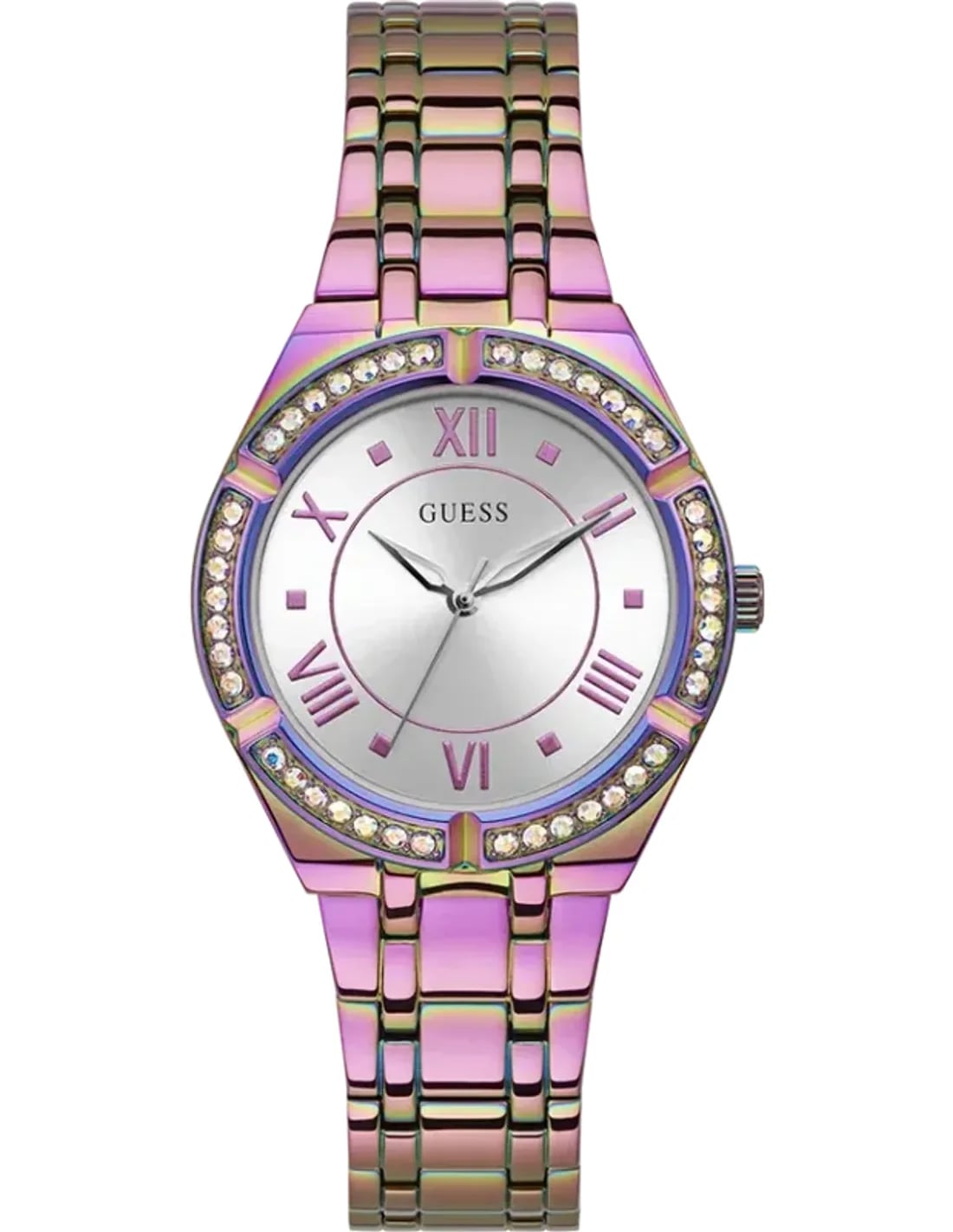 Montre Guess GW0033L6 femme cadran argent bracelet acier