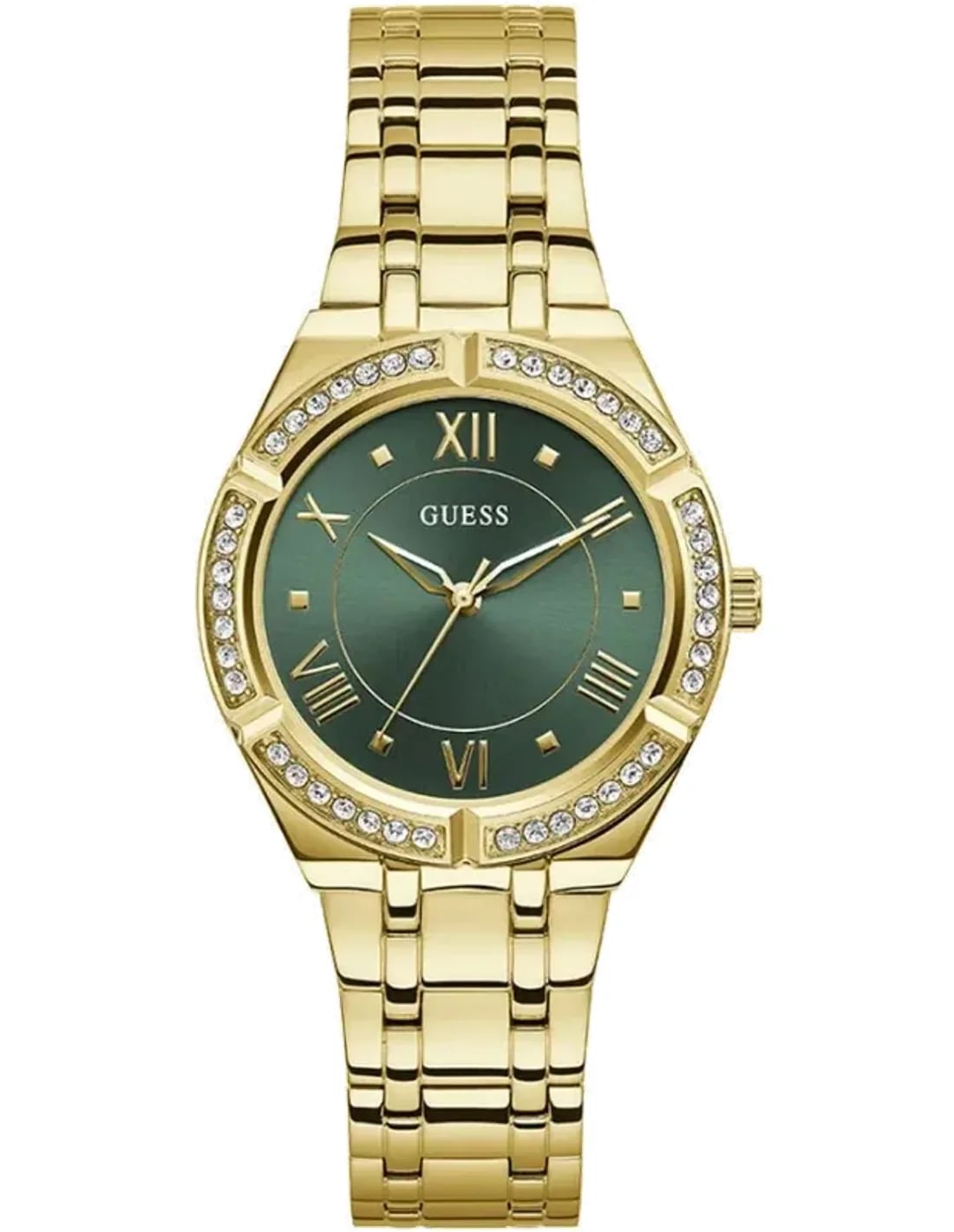 Montre Guess GW0033L8 femme cadran vert bracelet acier