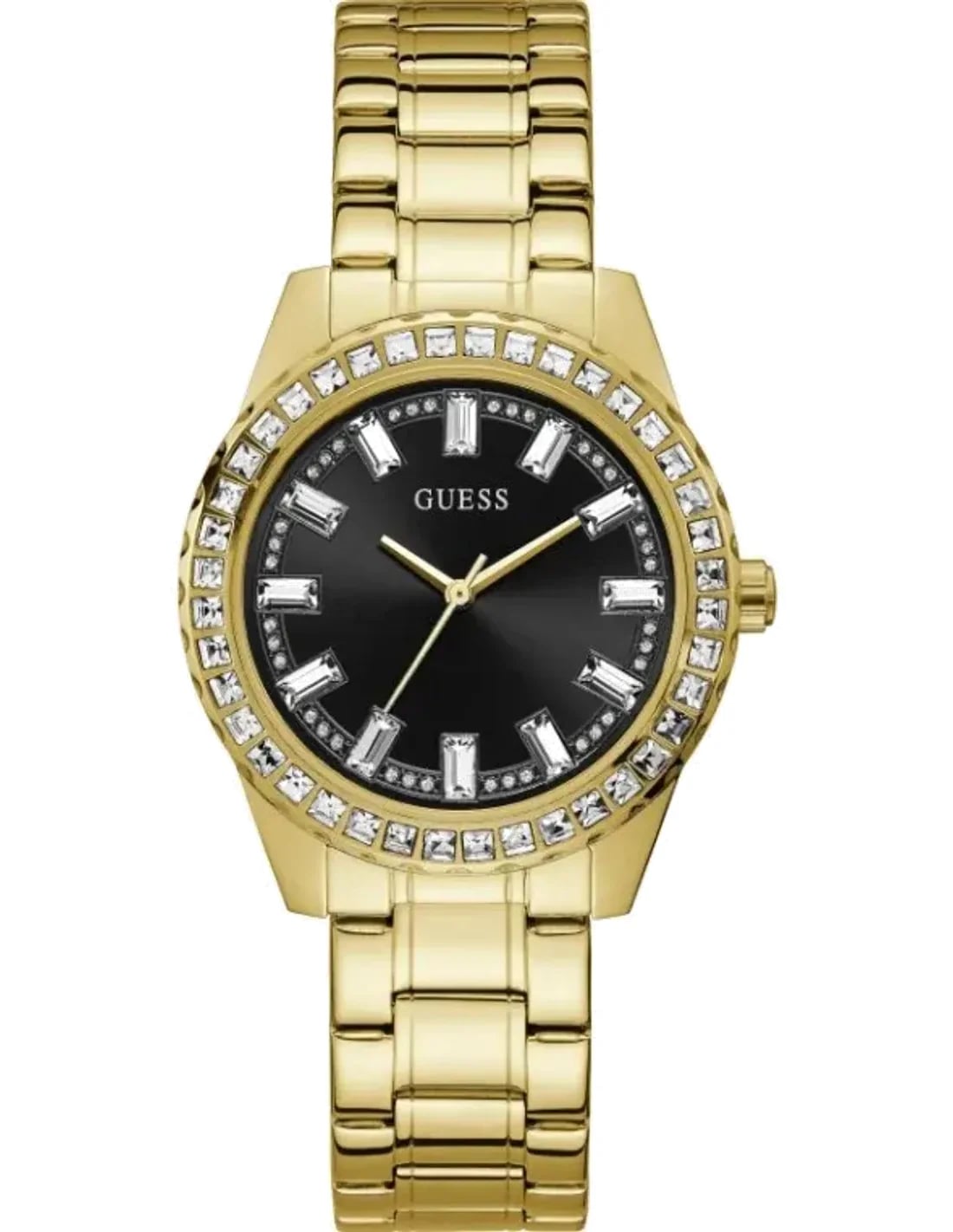 Montre Guess GW0111L2 femme cadran noir bracelet acier