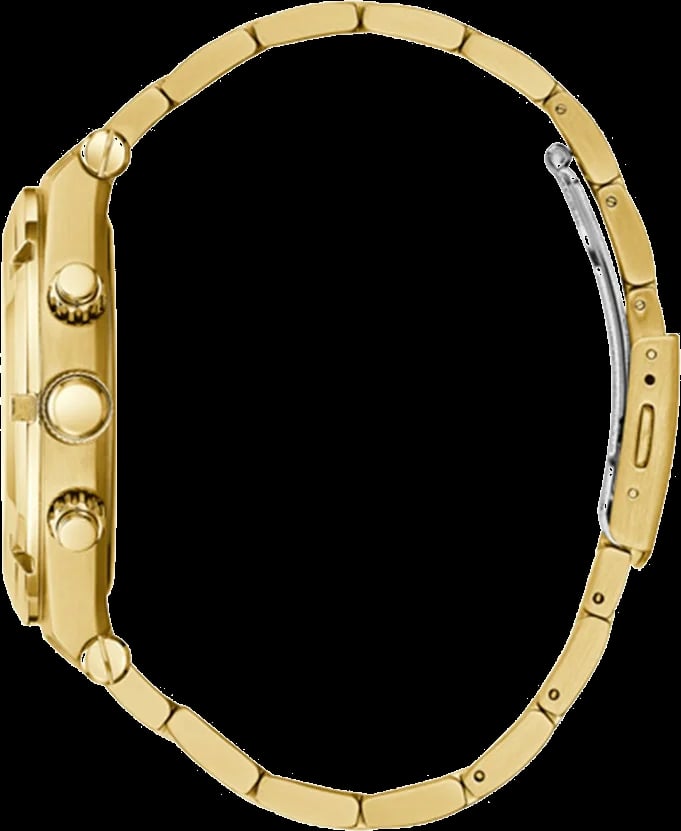 Montre Guess GW0260G2 profil bracelet acier doré boucle déployante