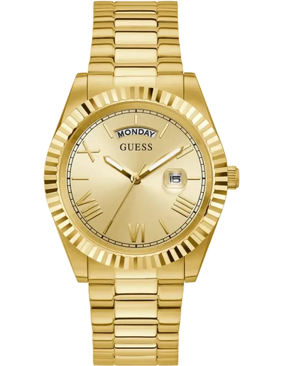 Montre Guess GW0265G2 homme cadran doré bracelet acier inoxydable