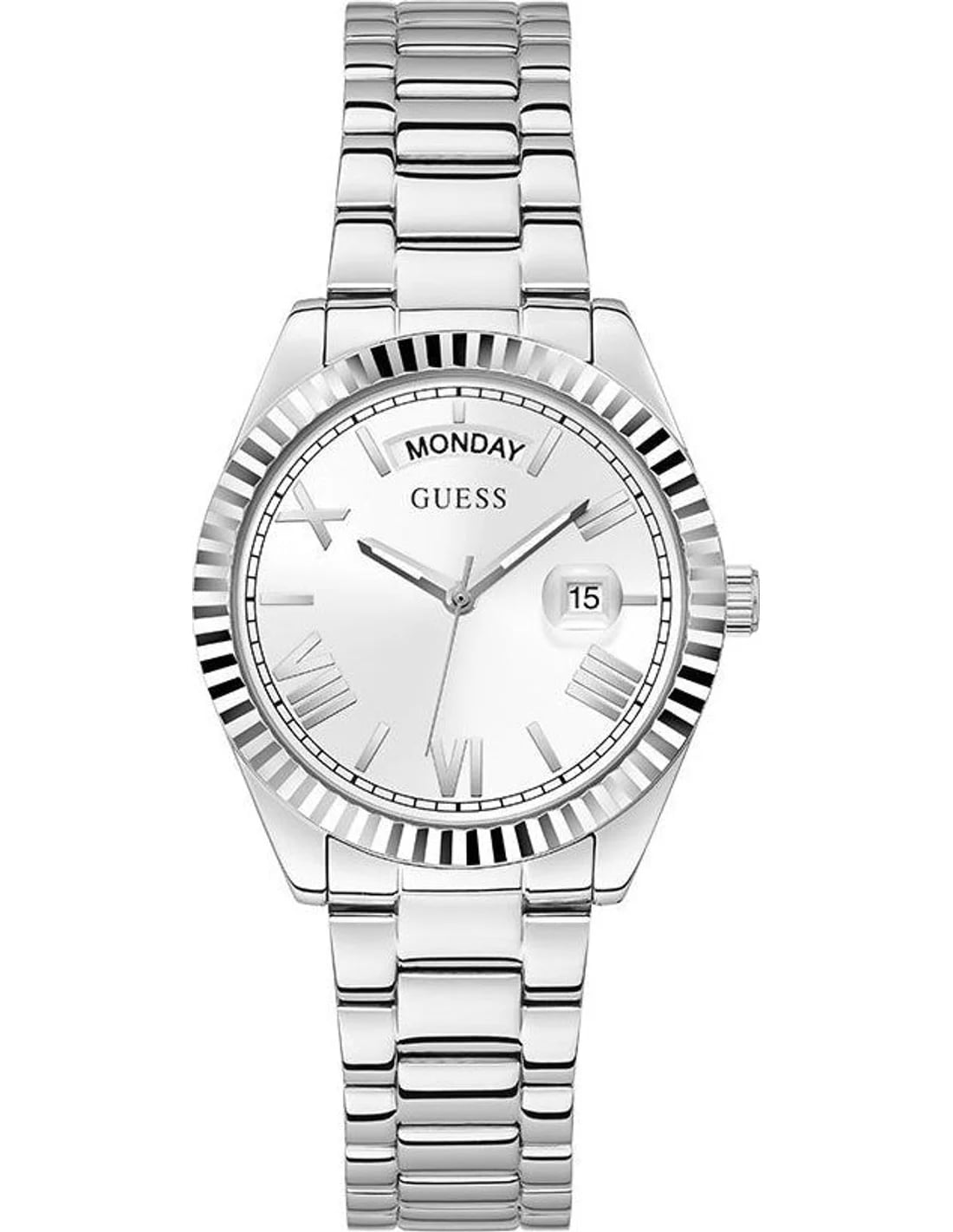Guess GW0308L1 Luna Silver Stainless Steel Women's Watch
