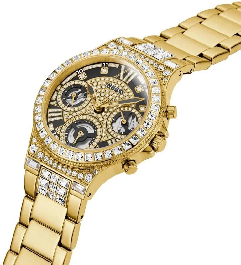 Guess GW0320L5 Gold Stainless Steel Bracelet Rhinestone Case Women's Watch view 2