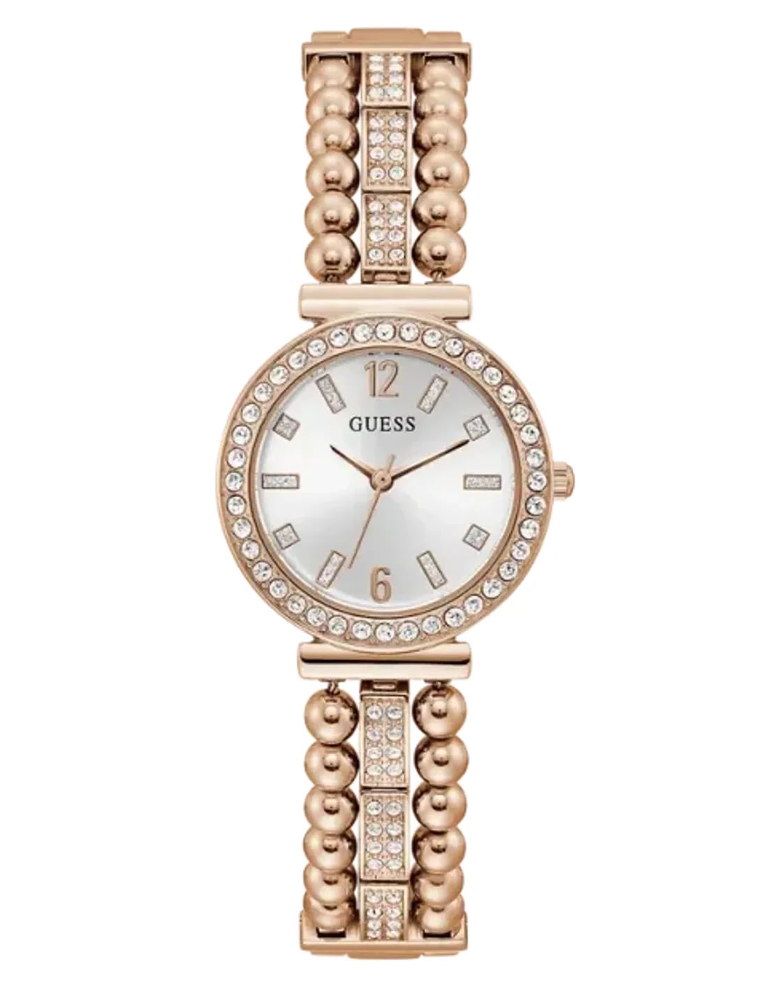 Montre Guess GW0401L3 femme cadran blanc bracelet acier inoxydable