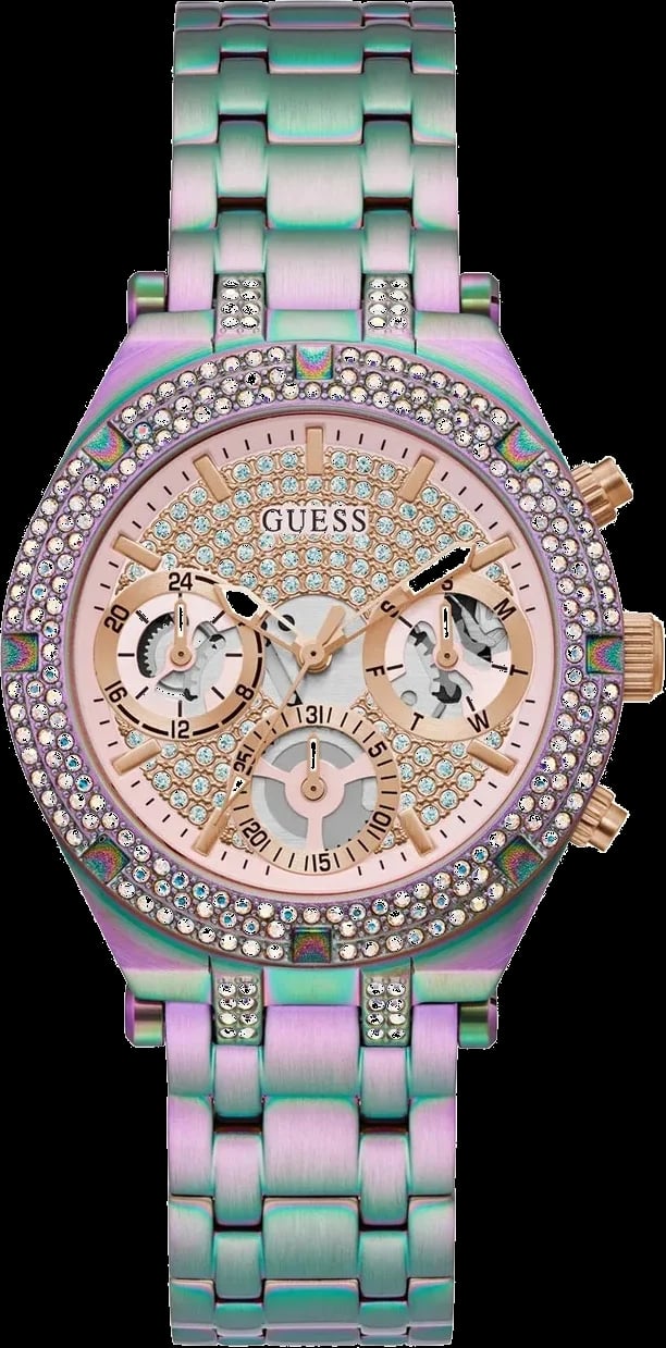 Montre Guess GW0440L3 femme cadran argent bracelet acier inoxydable