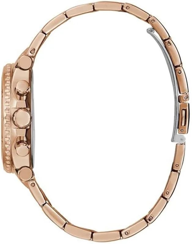 Montre Femme Guess Cosmic GW0465L2 or rose bracelet maillons acier vue 3