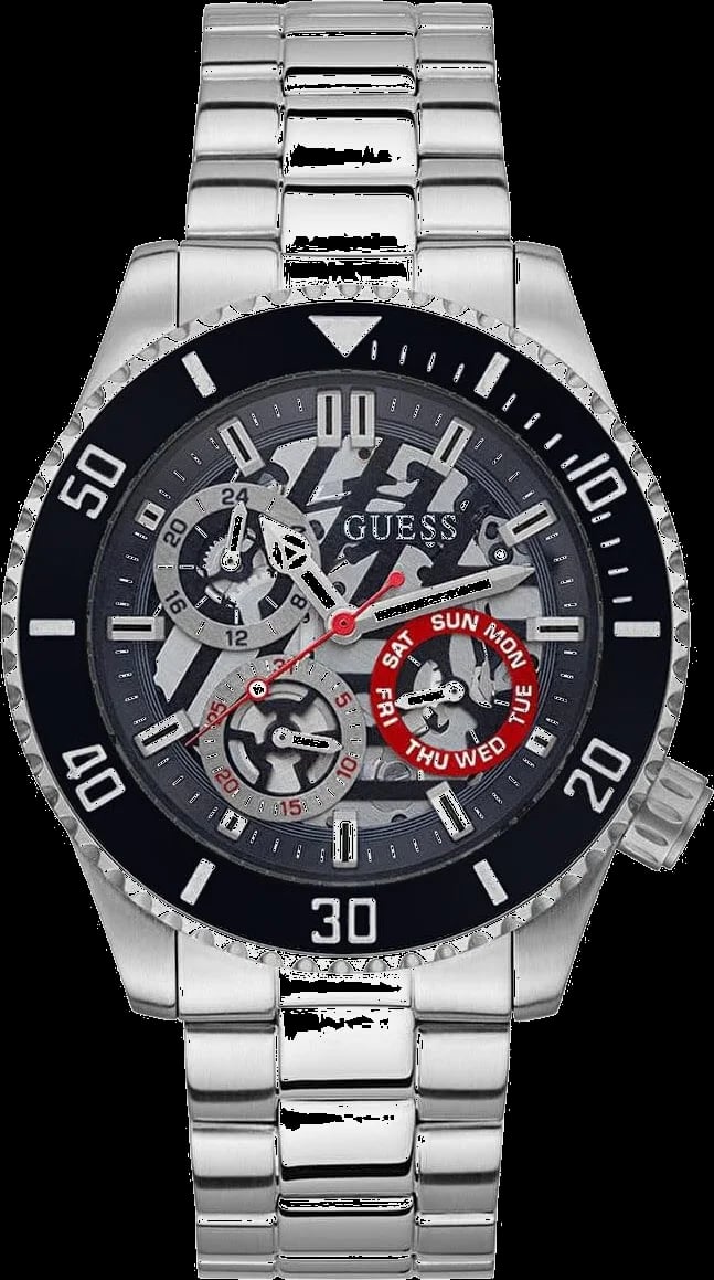 Montre Guess Axle GW0488G1 cadran bleu acier 45mm homme