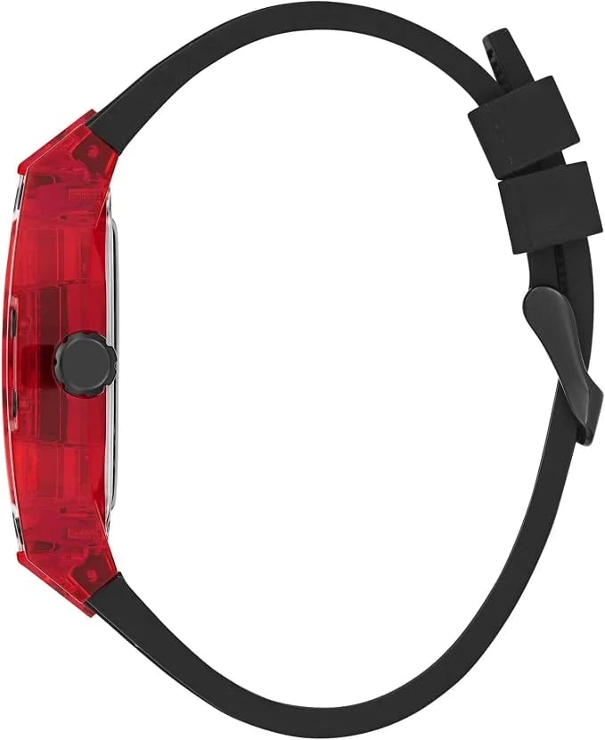 Montre Guess GW0499G4 homme détail cadran noir