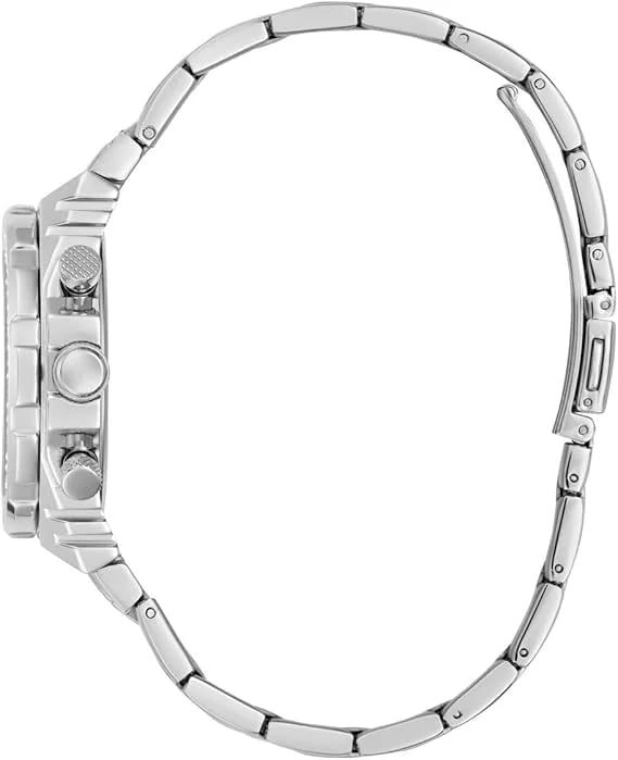 Montre Femme Guess Fusion GW0552L1 argentée bracelet maillons acier vue 3