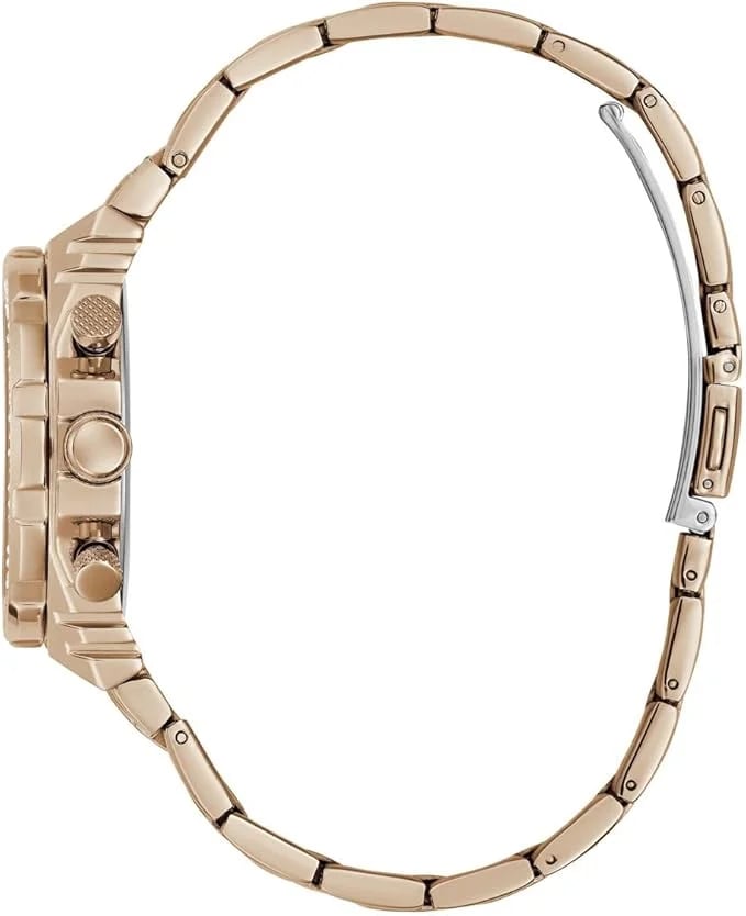 Montre Femme Guess Fusion GW0552L3 or rose bracelet maillons acier vue 3
