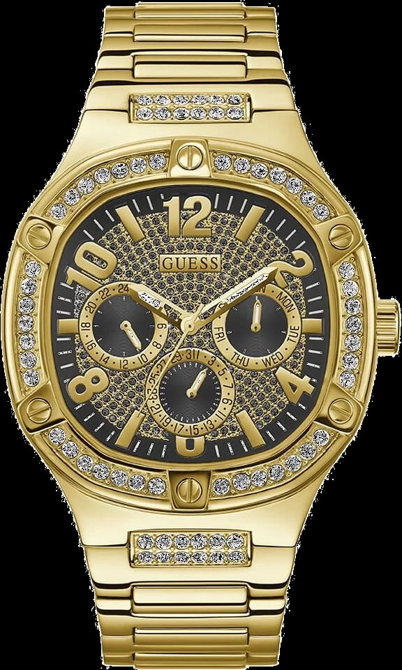 Montre Guess GW0576G2 homme cadran noir bracelet acier inoxydable