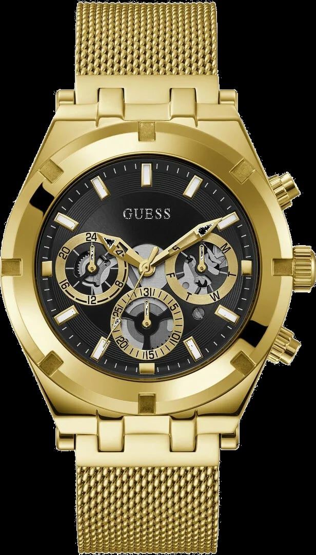Montre Guess GW0582G2 homme cadran noir bracelet acier