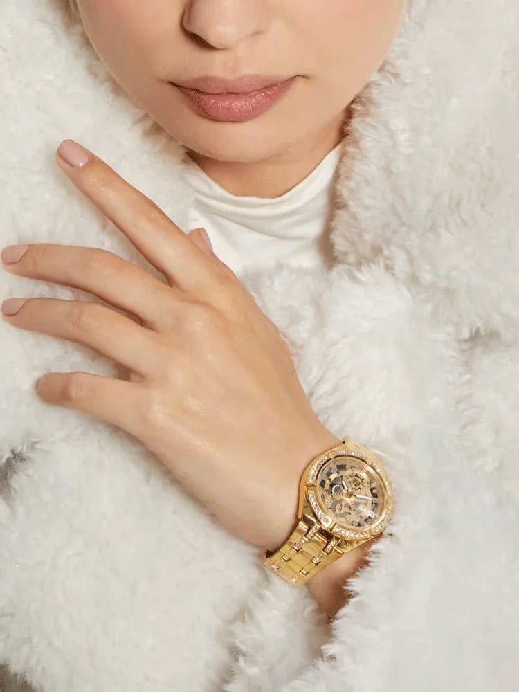 Montre Guess GW0604L2 femme détail bracelet acier inoxydable