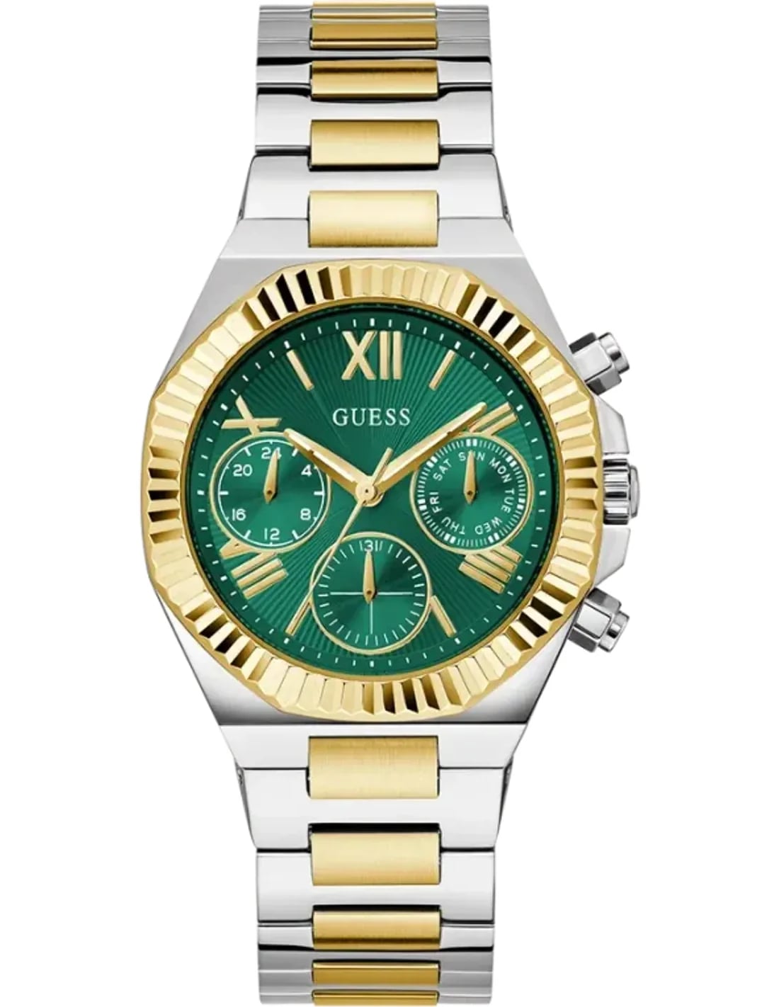 Montre Guess GW0769L4 femme cadran vert bracelet acier inoxydable