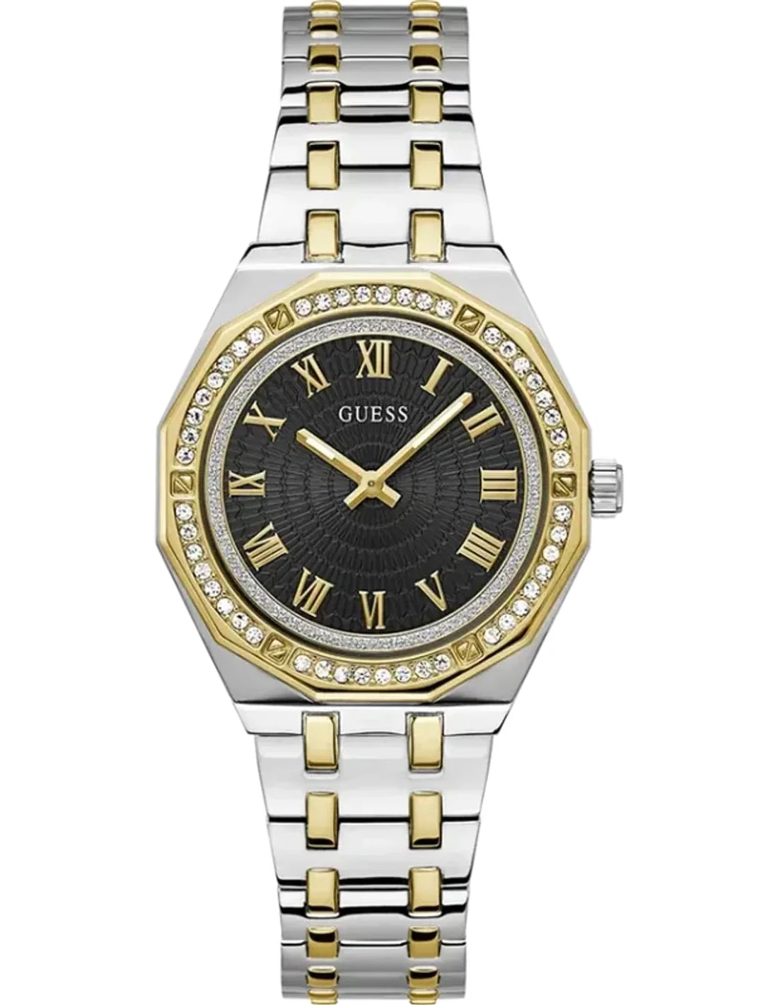 Montre Guess GW0770L4 femme cadran noir bracelet acier inoxydable