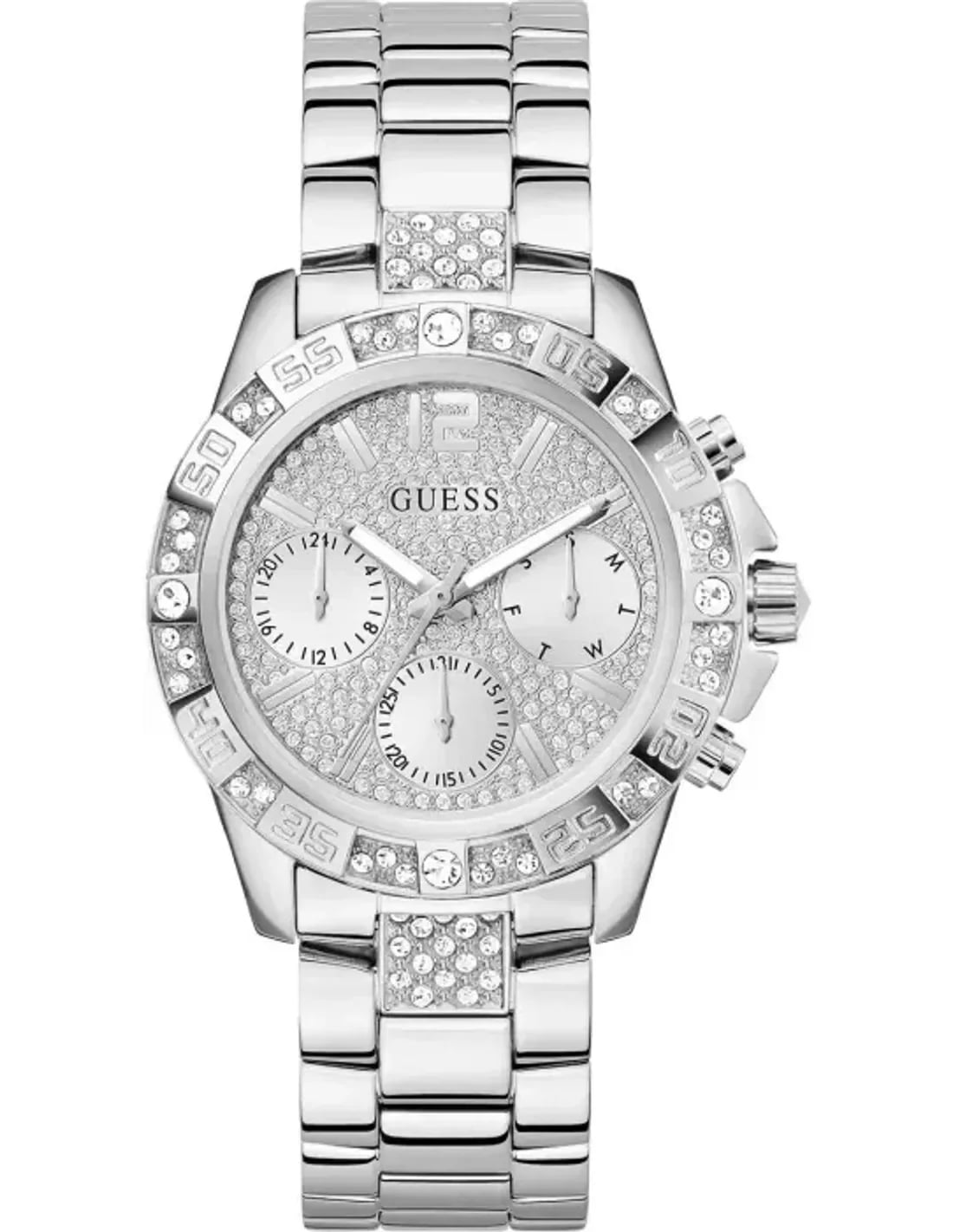 Montre Guess GW0771L1 femme cadran argent bracelet acier inoxydable