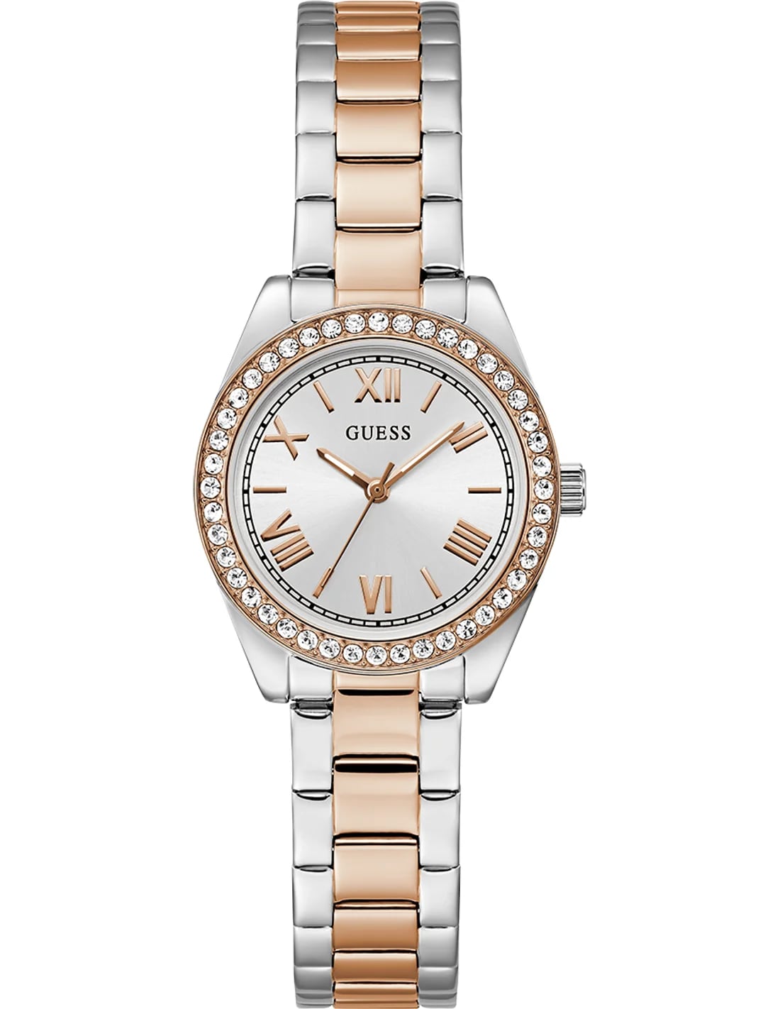 Guess GW0841L3 Mini Luna Silver Dial Stainless Steel Women's Watch