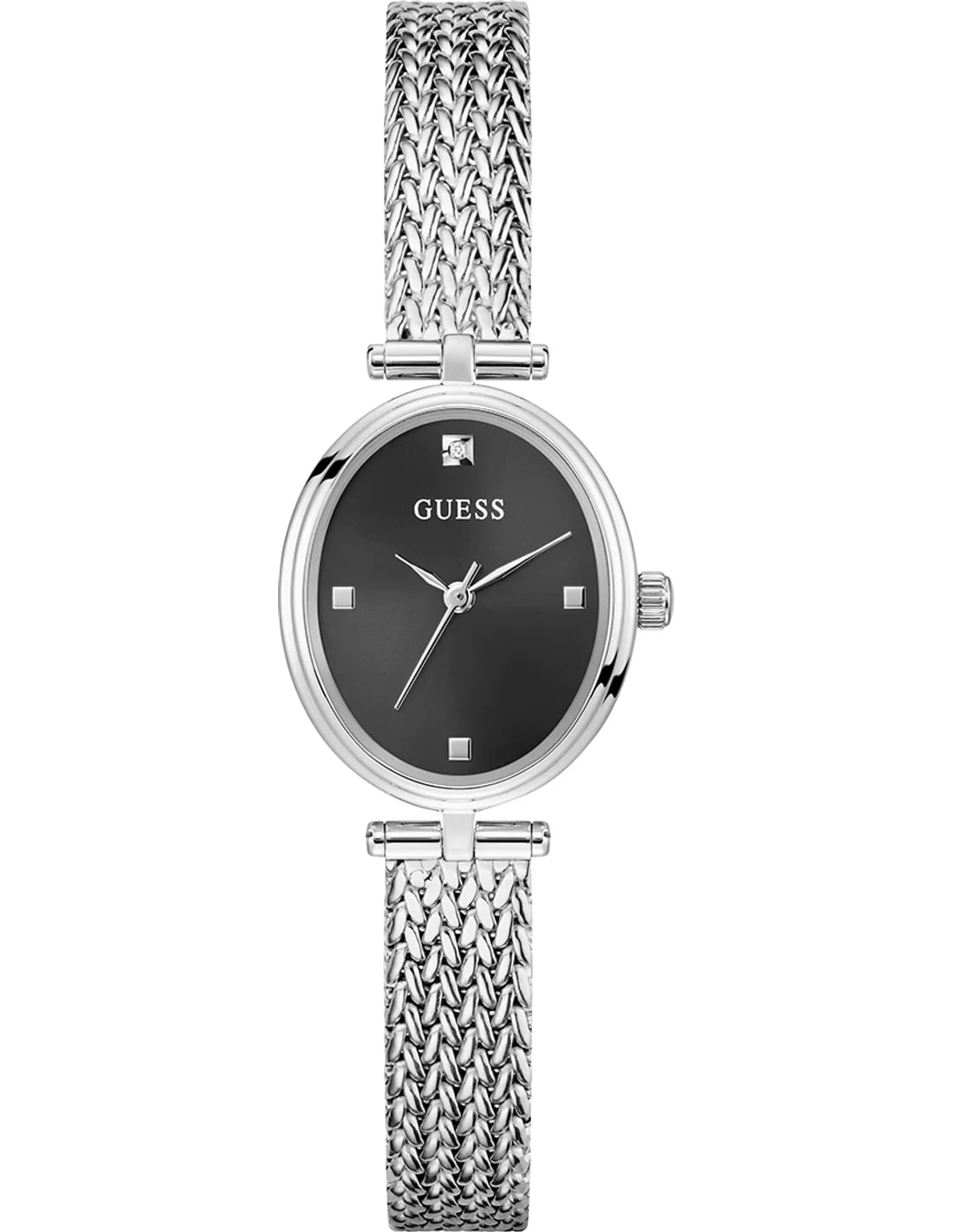 Montre Guess GW0935L1 femme cadran noir bracelet acier