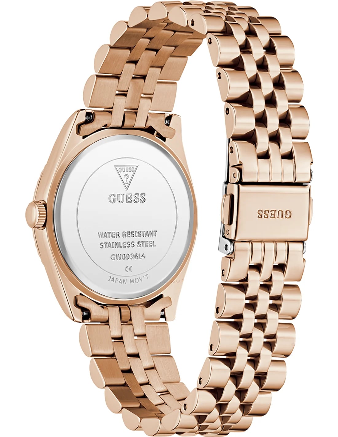 Montre Guess GW0936L4 femme détail cadran blanc