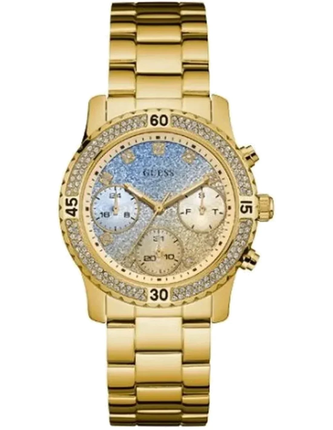Montre Guess W0774L2 femme cadran multicolore bracelet acier inoxydable