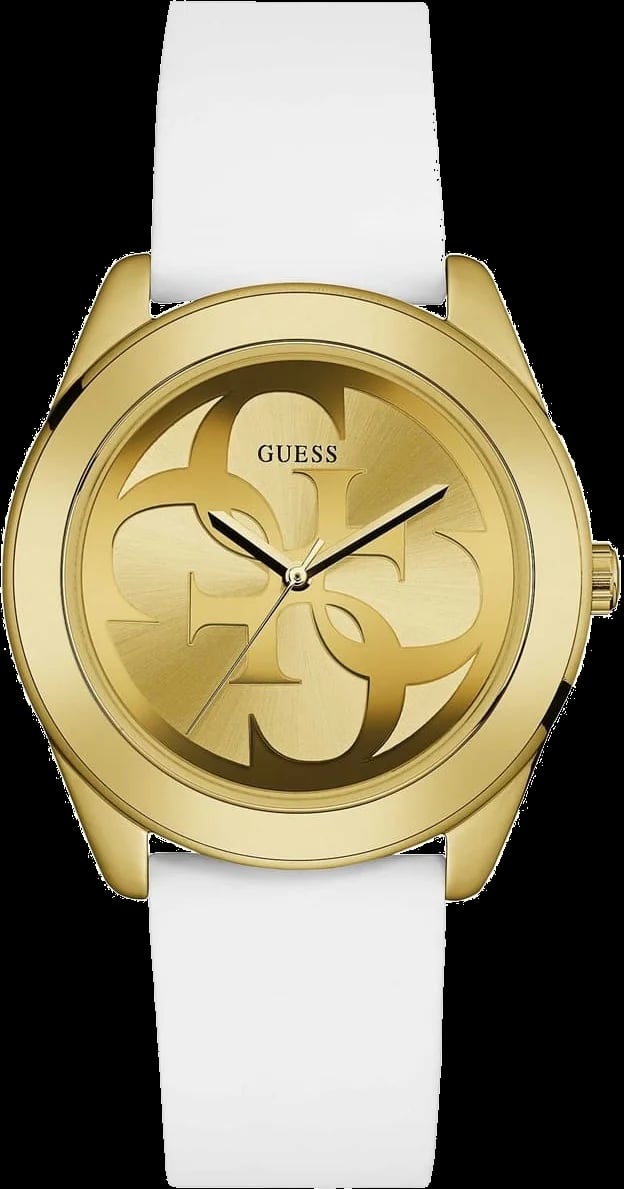 Montre Guess W0911L7 femme cadran doré bracelet caoutchouc / silicone