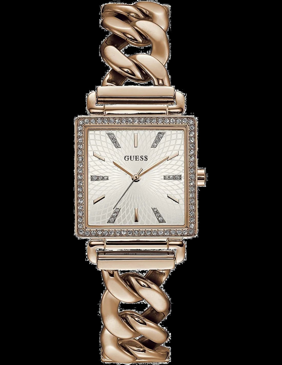 Montre Guess W1030L4 femme cadran argent bracelet acier inoxydable