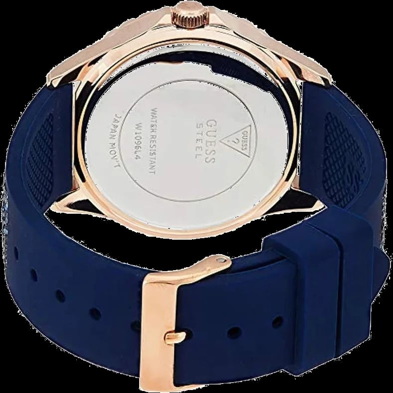 Montre Guess W1096L4 femme détail cadran blanc
