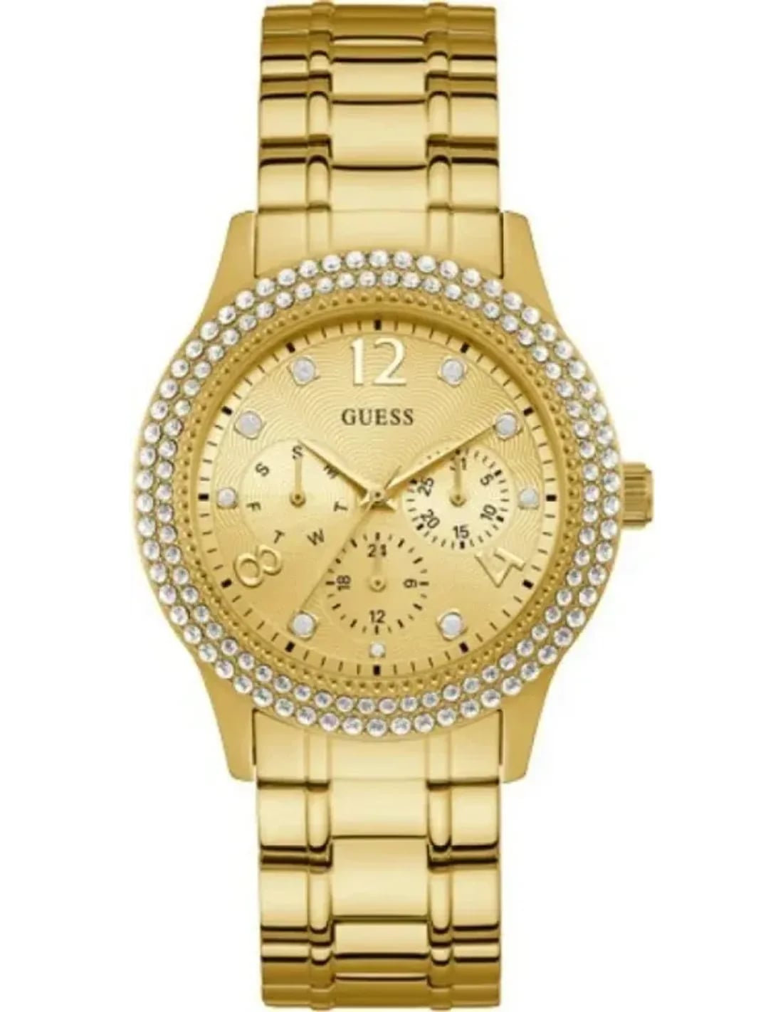 Montre Guess W1097L2 femme cadran or bracelet acier