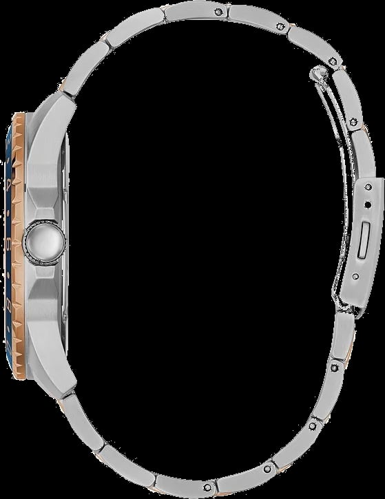 Montre Guess W1107G3 homme détail cadran bleu