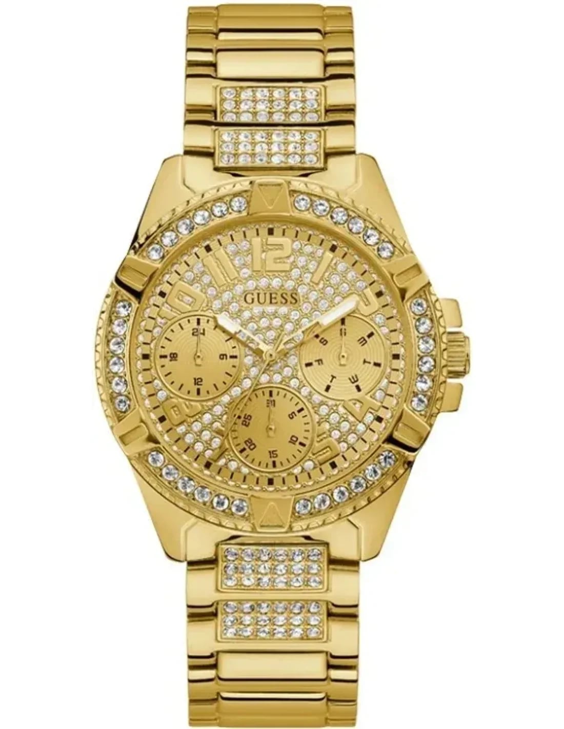 Montre Guess W1156L2 femme cadran doré bracelet acier inoxydable