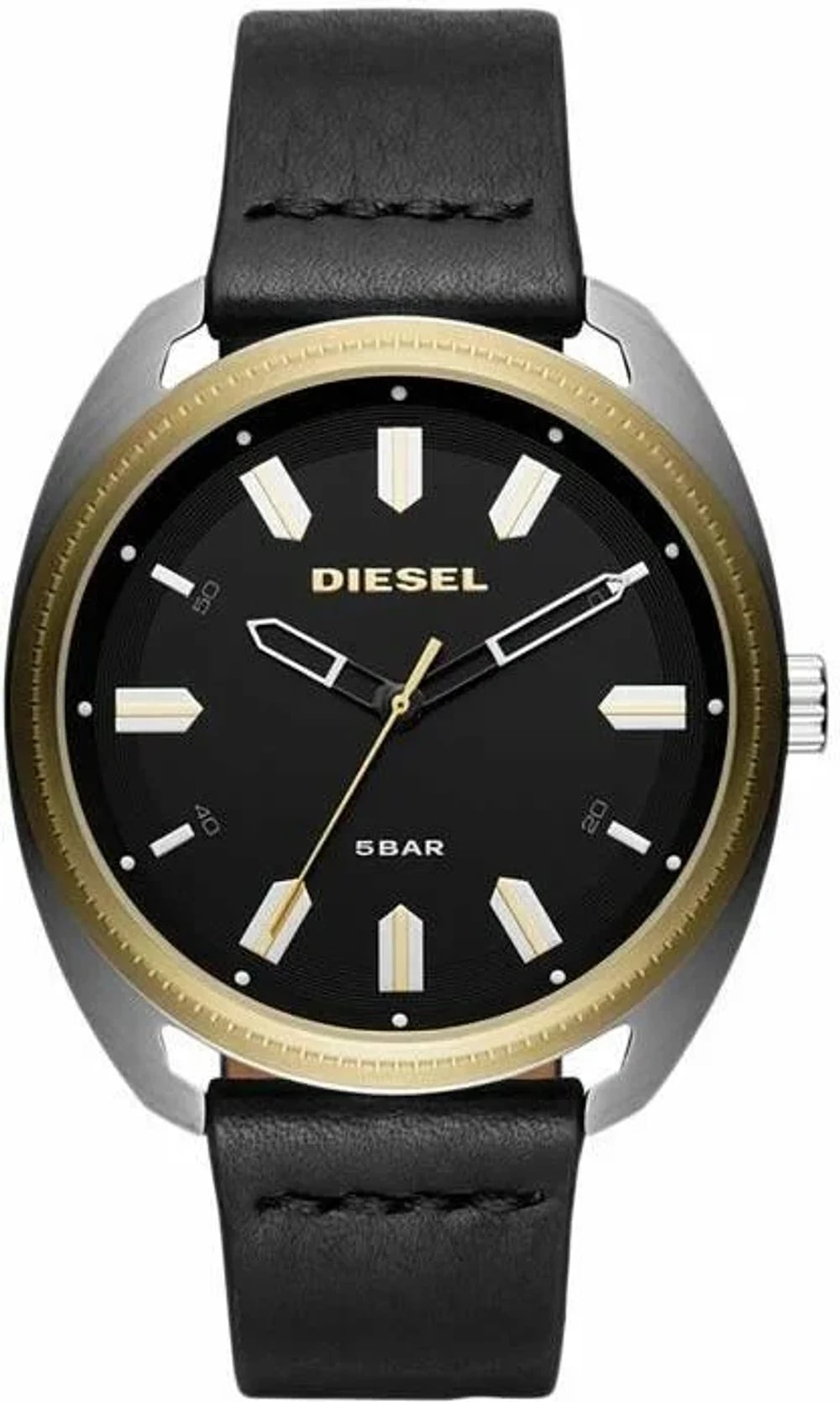 Montre Diesel DZ1835 homme cadran noir bracelet cuir