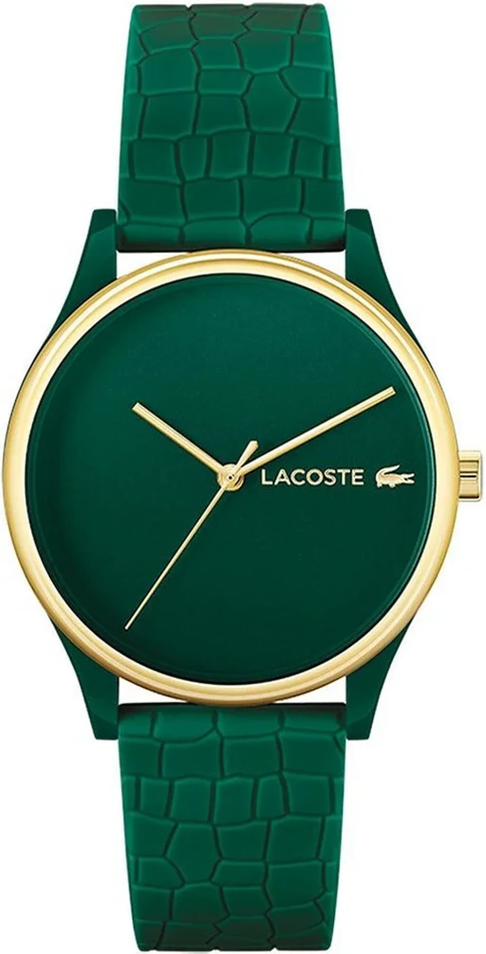 Montre Lacoste 2001247 femme cadran vert bracelet caoutchouc / silicone
