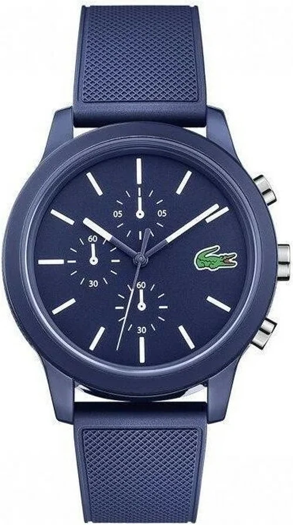Montre Lacoste 2010970 homme cadran bleu bracelet silicone