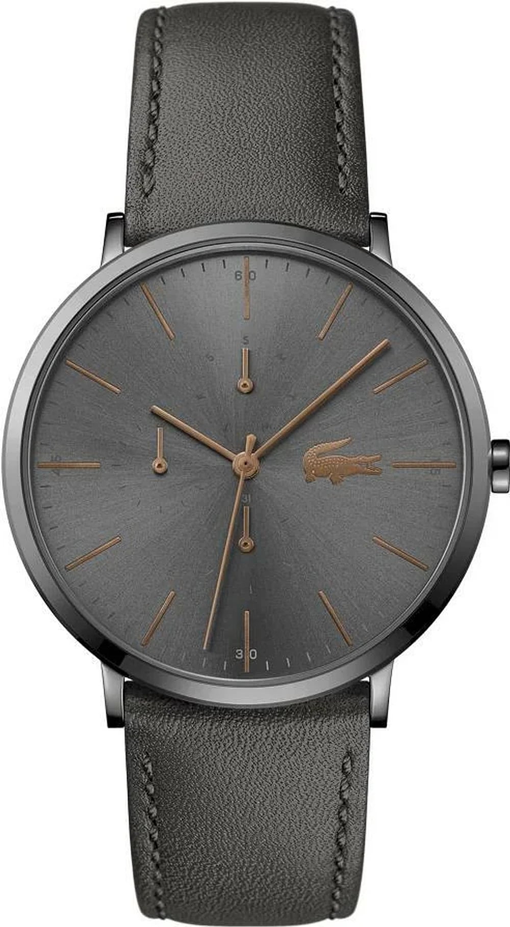 Montre Lacoste 2011059 homme cadran gris bracelet cuir
