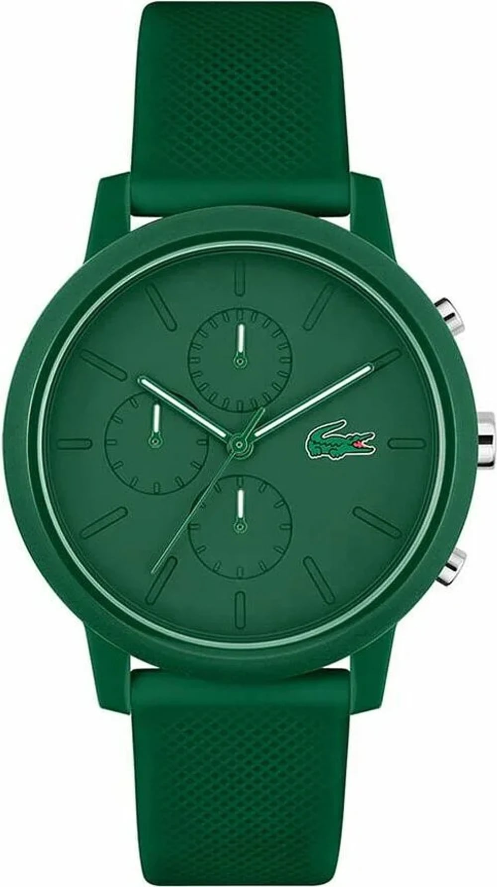 Montre Lacoste 2011245 homme cadran vert bracelet caoutchouc / silicone