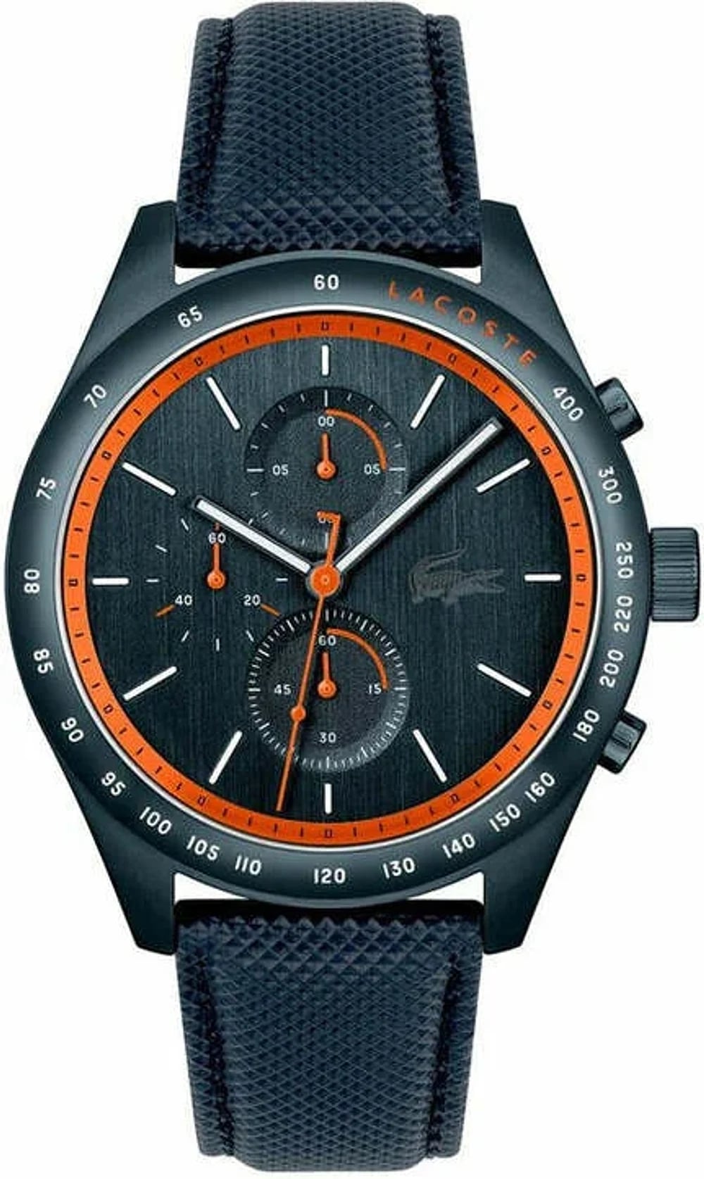 Montre Lacoste 2011297 homme cadran bleu bracelet cuir