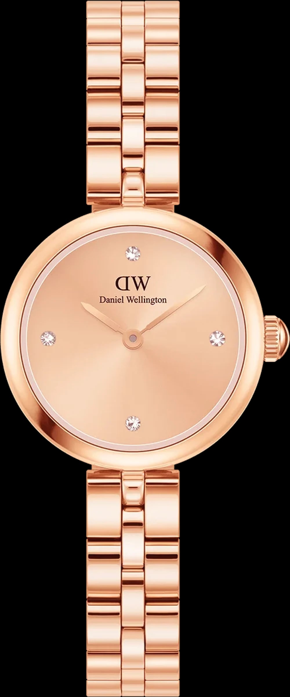 Montre Daniel Wellington DW00100720 femme cadran or rose bracelet acier inoxydable