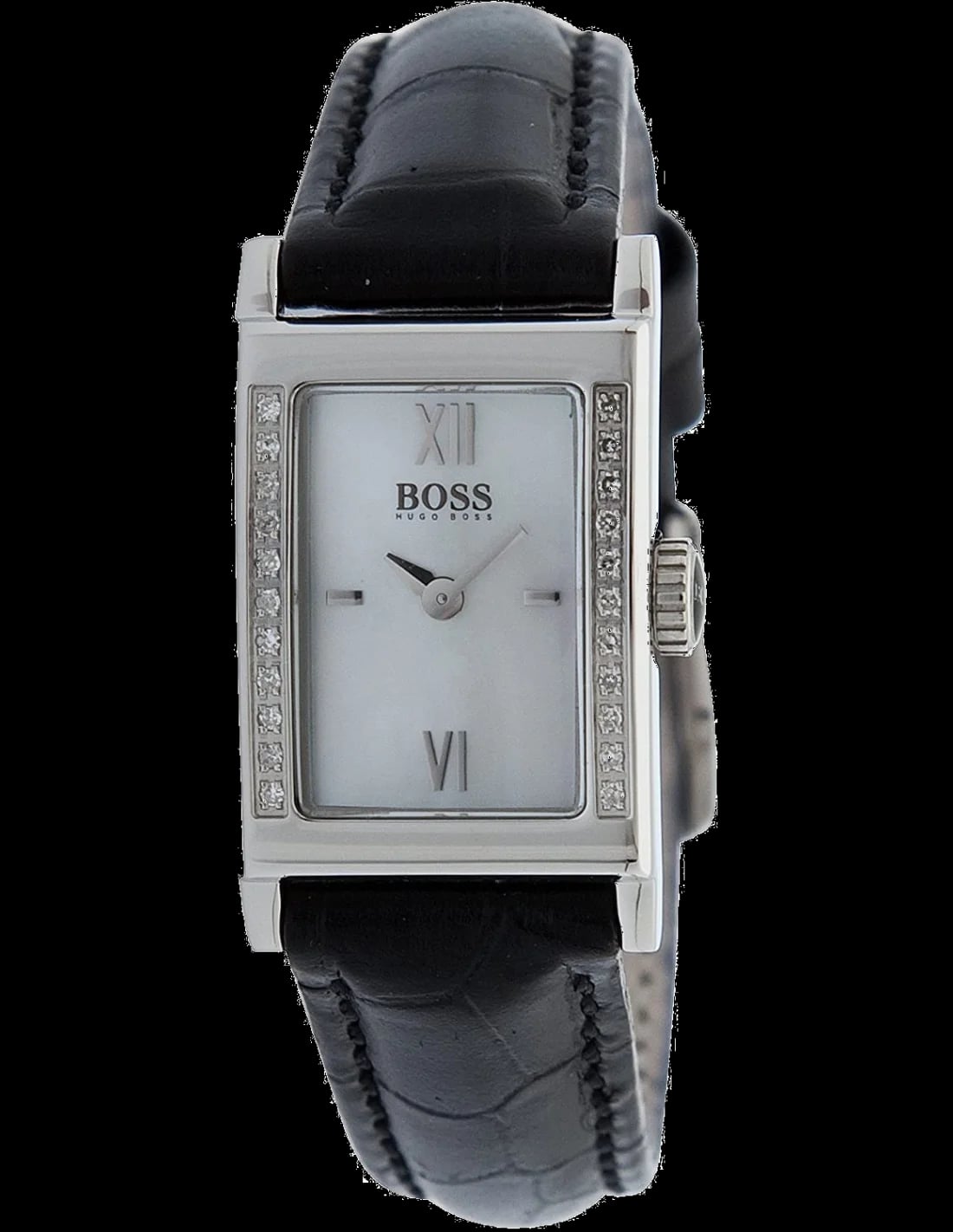 Montre Hugo Boss 1502192 femme cadran nacre bracelet cuir