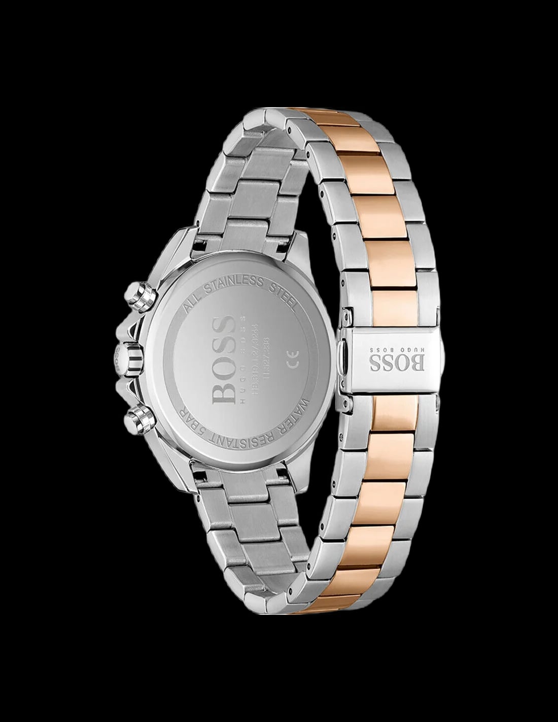 Montre Hugo Boss 1502617 femme détail cadran marron