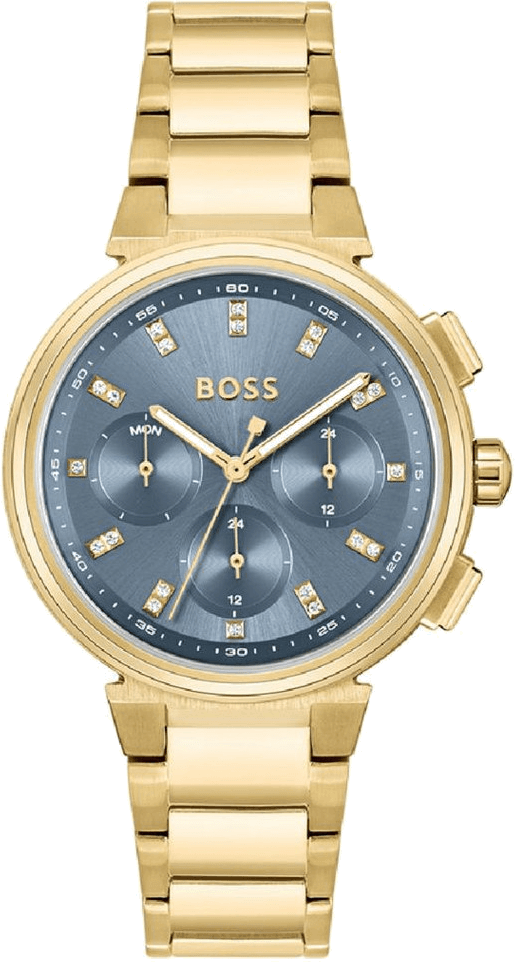Montre Hugo Boss 1502677 femme cadran bleu bracelet acier