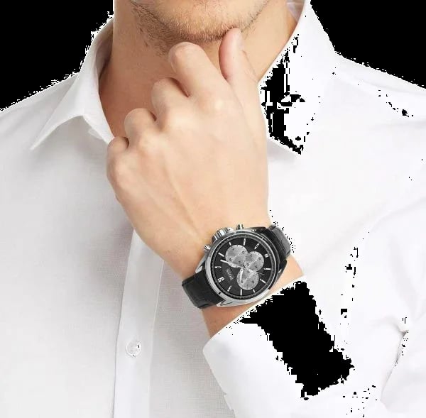 Montre Hugo Boss 1512879 homme détail cadran noir