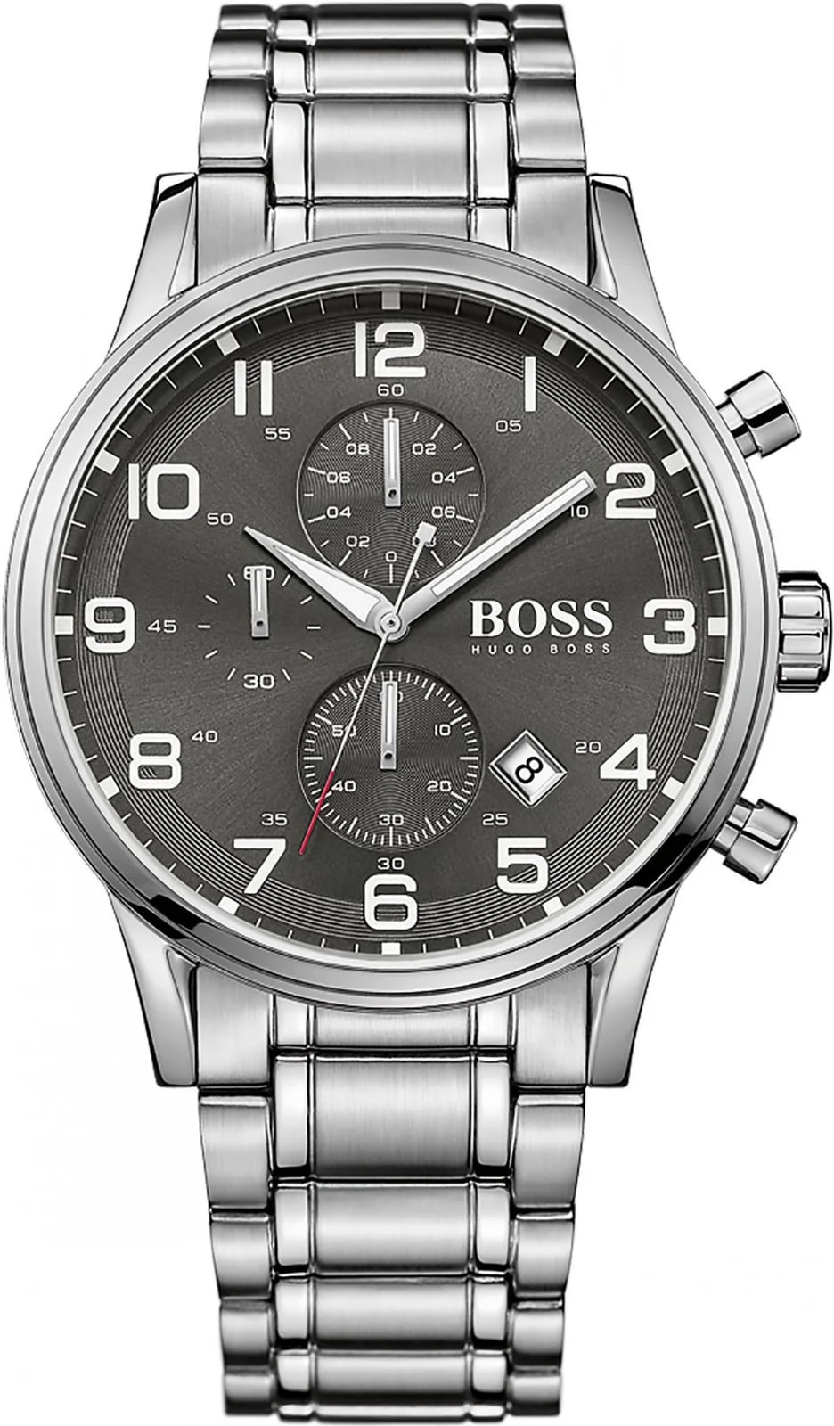 Montre Hugo Boss 1513181 homme cadran gris bracelet acier