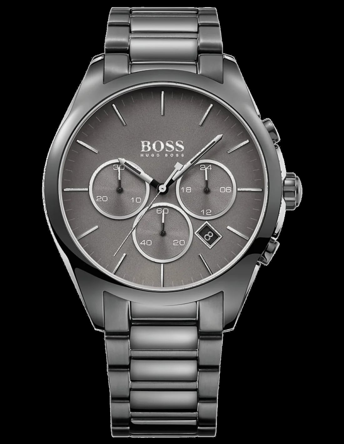 Montre Hugo Boss 1513364 homme cadran gris bracelet acier inoxydable