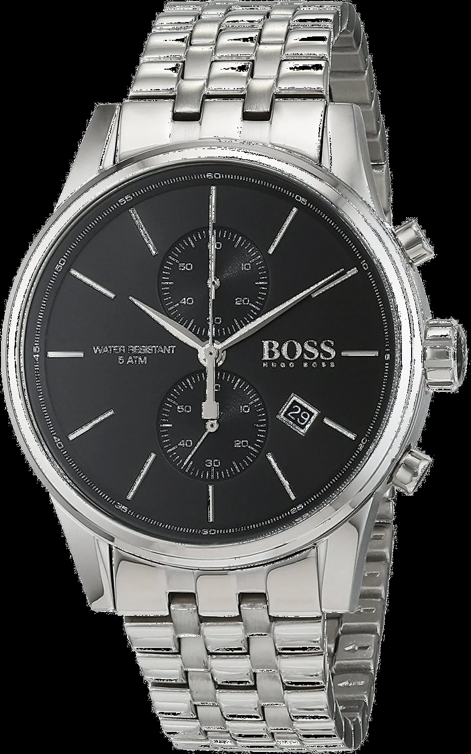 Montre Hugo Boss 1513383 homme cadran noir bracelet acier inoxydable