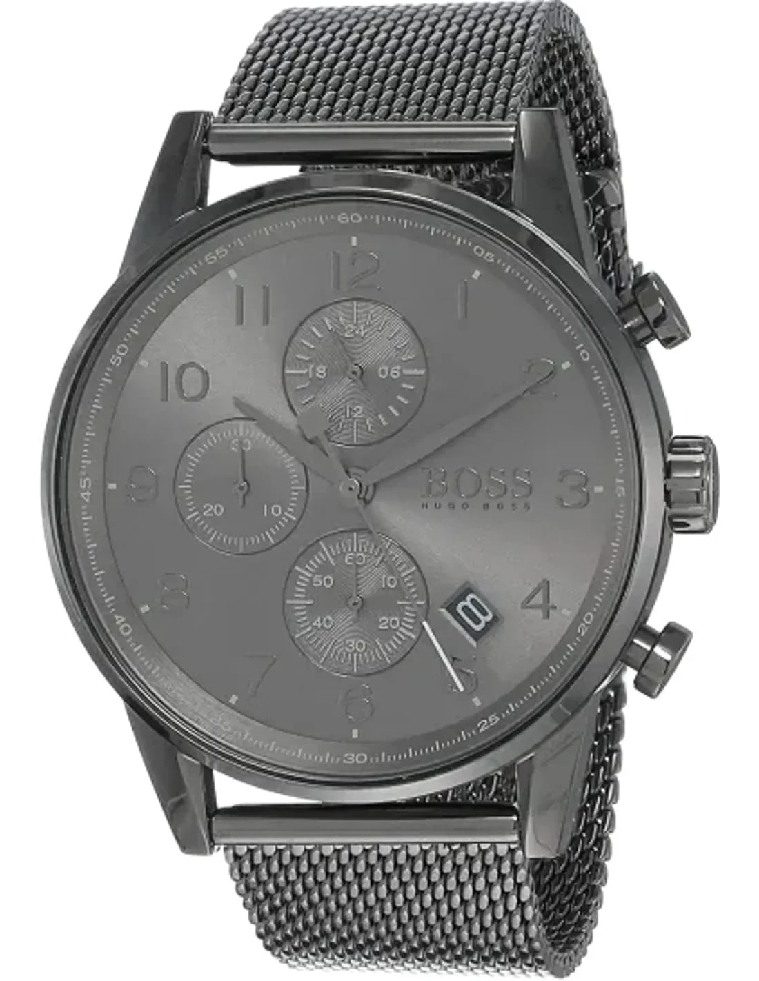 Montre Hugo Boss 1513674 homme cadran gris bracelet acier inoxydable