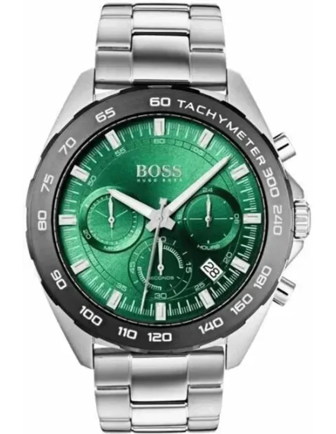Montre Hugo Boss 1513682 homme cadran vert bracelet acier inoxydable